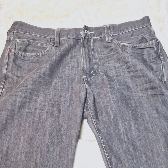 Mens Grey Denizen Jeans - Picture 7 of 9